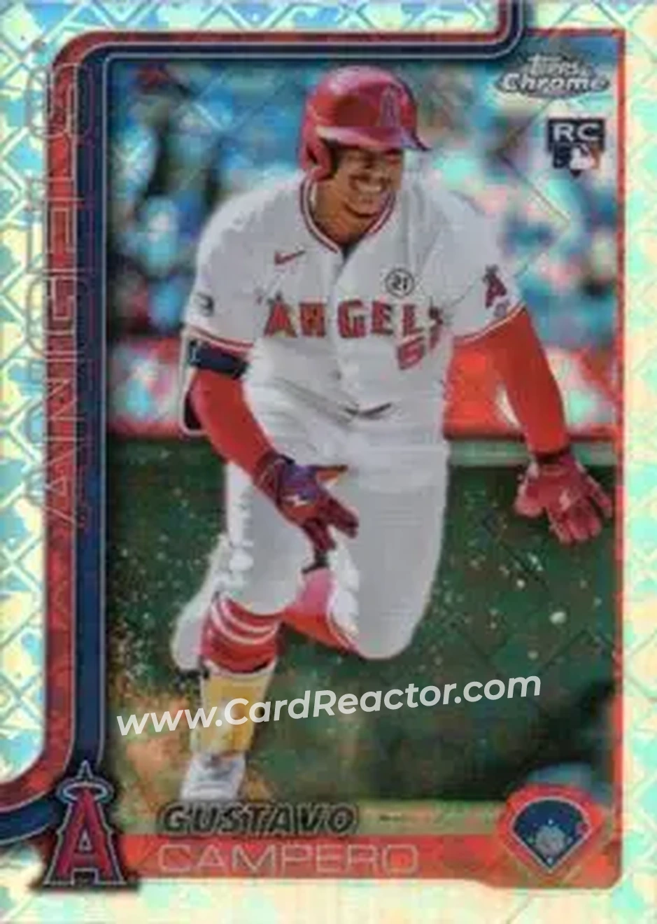 2025 Topps Chrome Logofractor Edition #63 Gustavo Campero