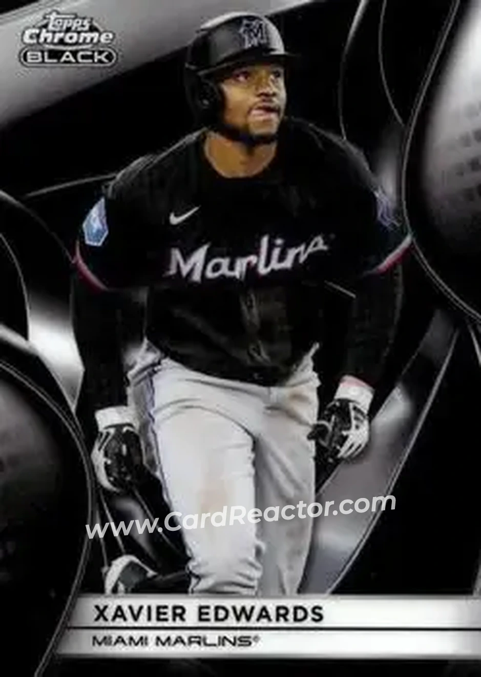 2025 Topps Chrome Black #74 Xavier Edwards