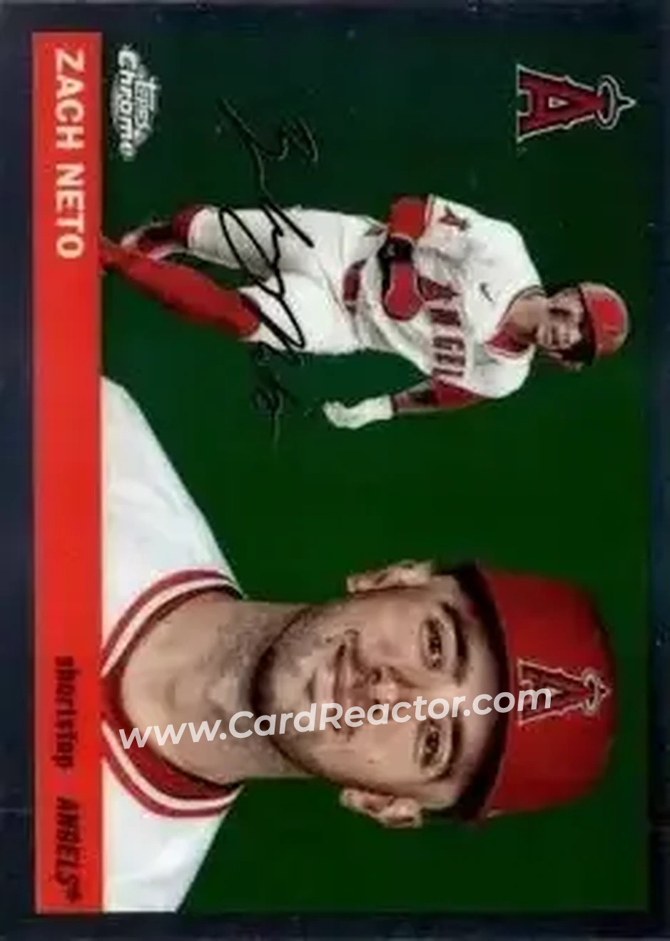 Front of Zach Neto