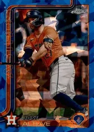 2025 Topps Chrome Sapphire Edition #77 Jose Altuve