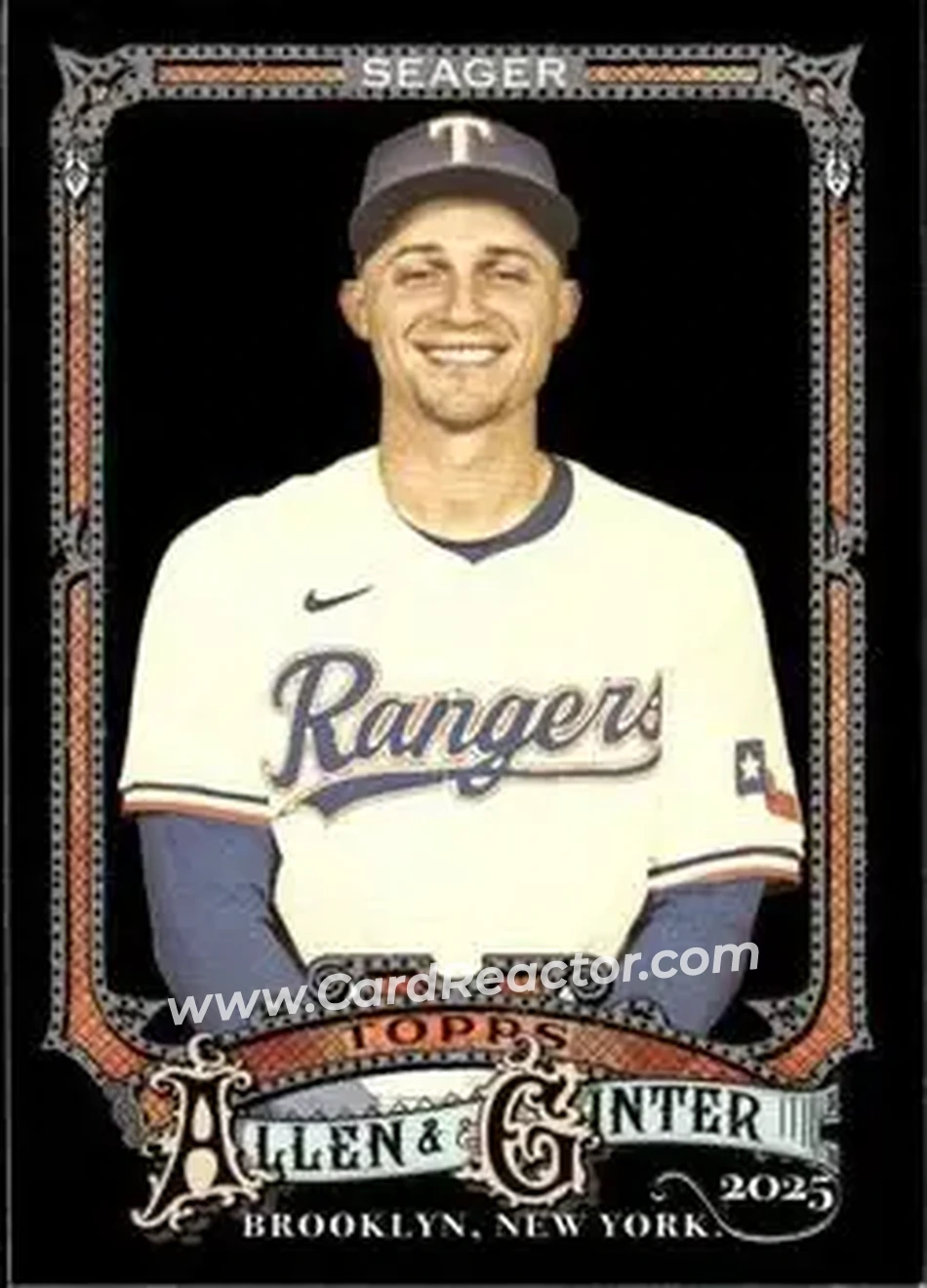 Front of Corey Seager