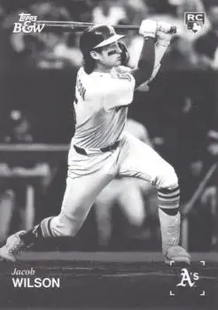 2025 Topps Black & White #086 Jacob Wilson