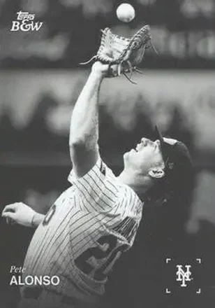 2025 Topps Black & White #088 Pete Alonso
