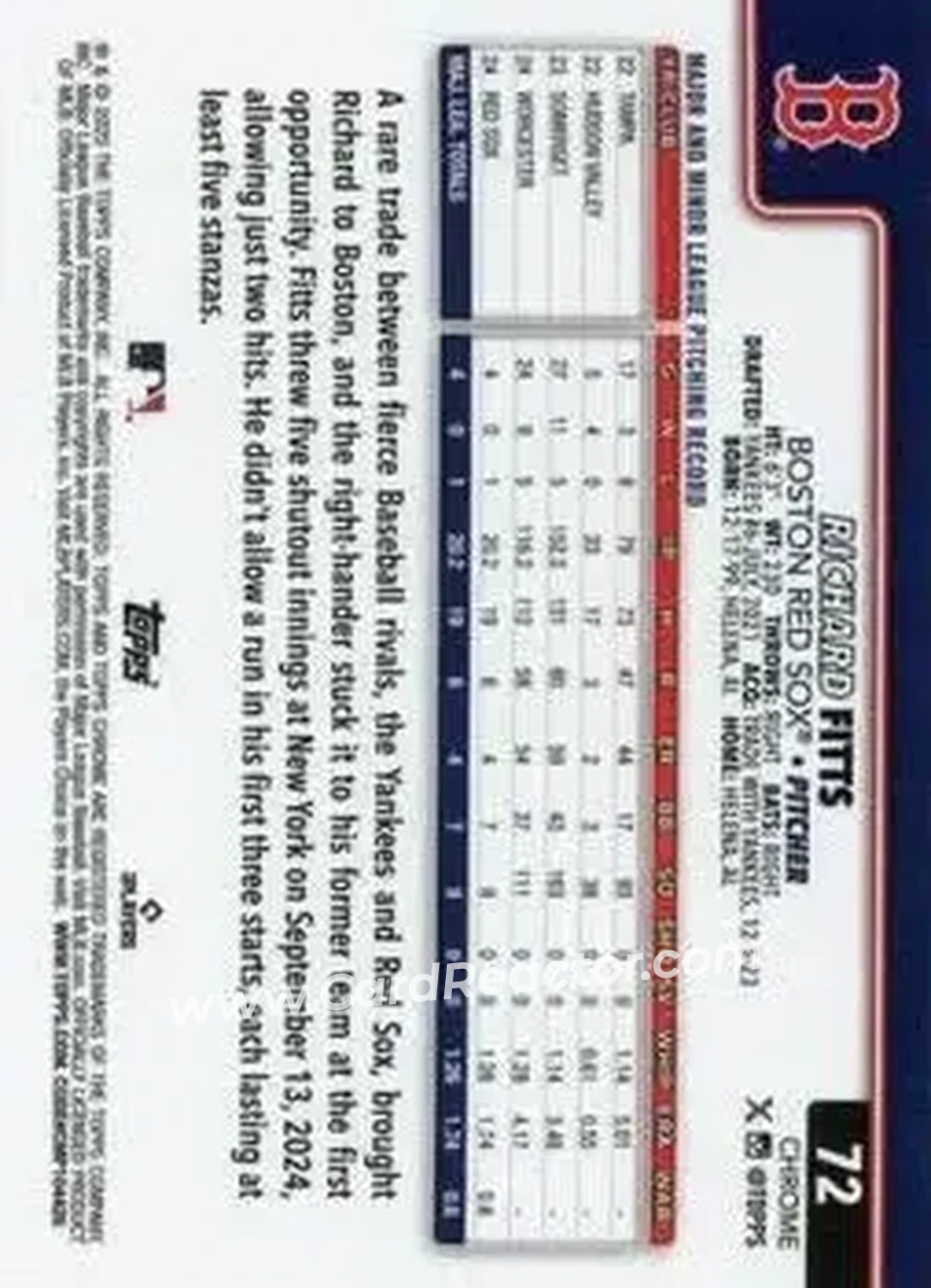Back of Richard Fitts