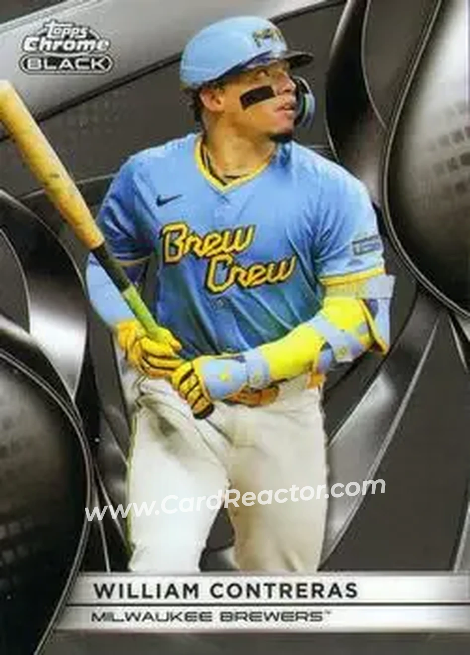 2025 Topps Chrome Black #81 William Contreras