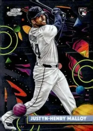 2025 Topps Chrome Cosmic #75 Justyn-Henry Malloy