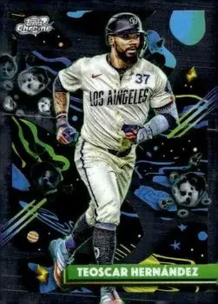 2025 Topps Chrome Cosmic #77 Teoscar Hernández