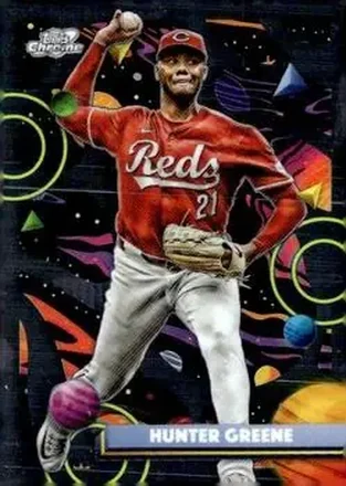 2025 Topps Chrome Cosmic #81 Hunter Greene