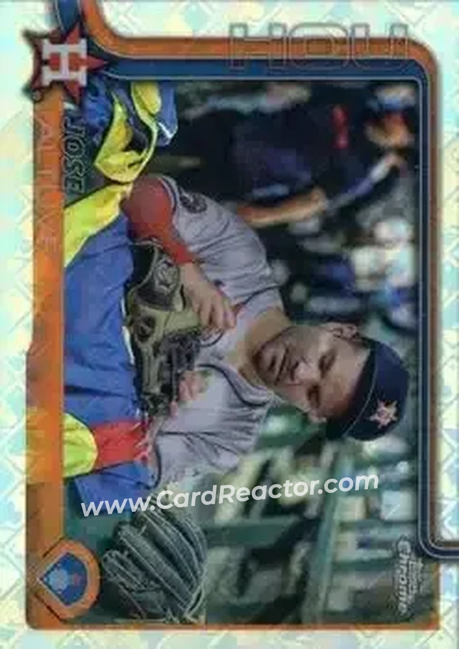 2025 Topps Chrome Logofractor Edition #77 Jose Altuve