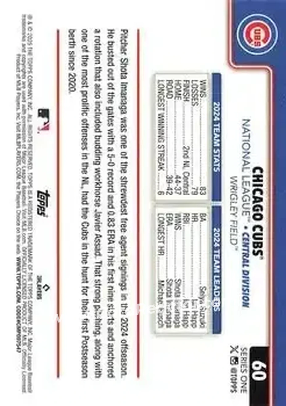 Back of Card #60
