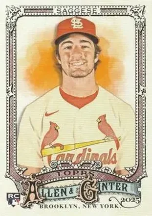 2025 Topps Allen & Ginter #127 Thomas Saggese