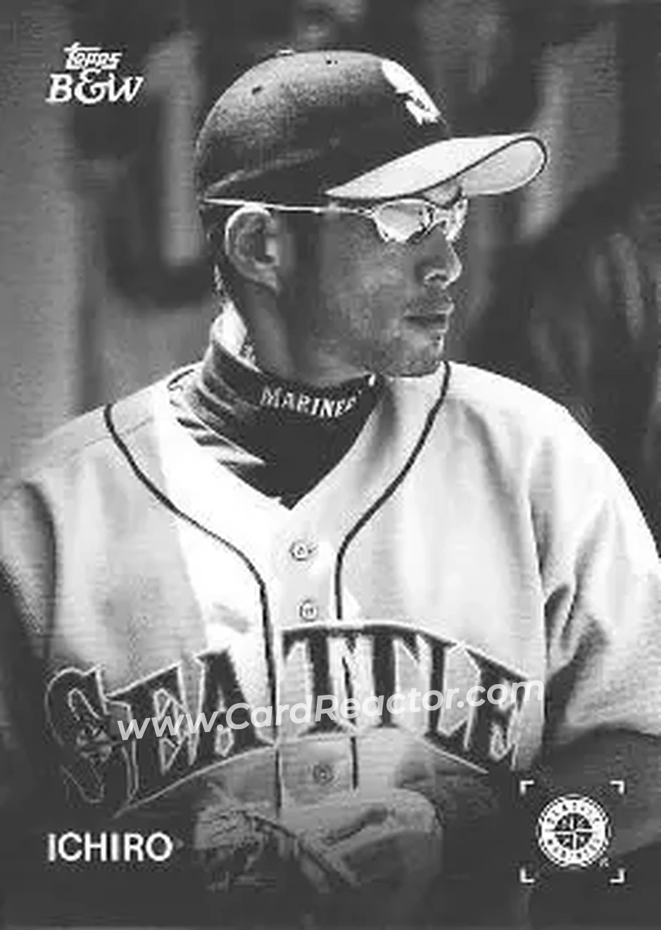 2025 Topps Black & White #091 Ichiro