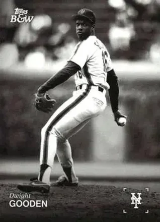 2025 Topps Black & White #093 Dwight Gooden