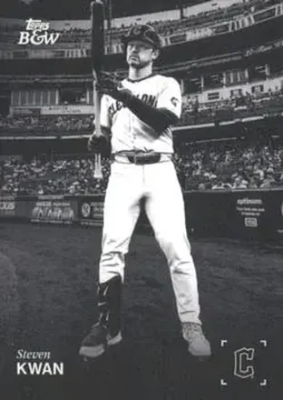 2025 Topps Black & White #095 Steven Kwan