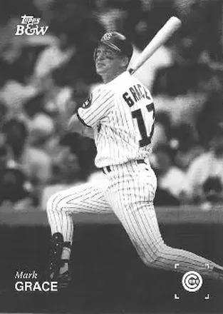 2025 Topps Black & White #096 Mark Grace