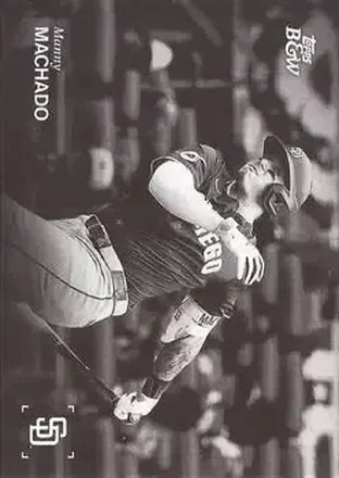 2025 Topps Black & White #098 Manny Machado