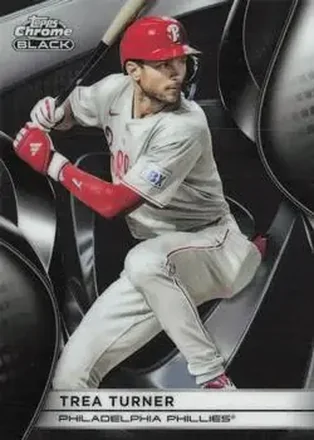 2025 Topps Chrome Black #97 Trea Turner