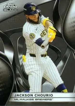 2025 Topps Chrome Black #98 Jackson Chourio