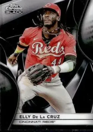 2025 Topps Chrome Black #100 Elly De La Cruz