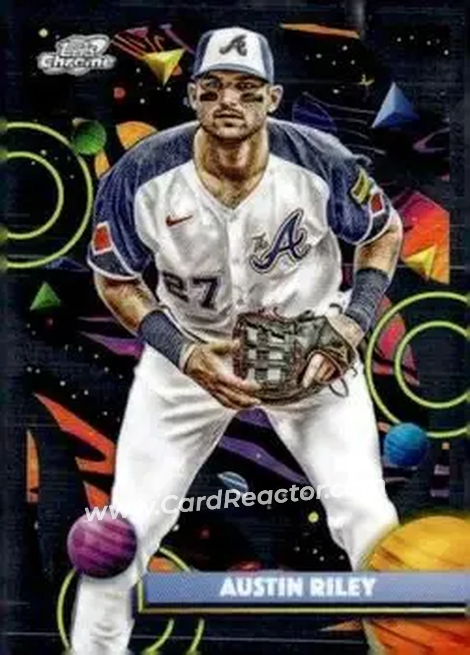 2025 Topps Chrome Cosmic #87 Austin Riley