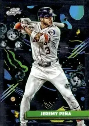 2025 Topps Chrome Cosmic #89 Jeremy Peña