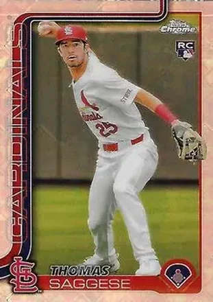 2025 Topps Chrome Logofractor Edition #87 Thomas Saggese