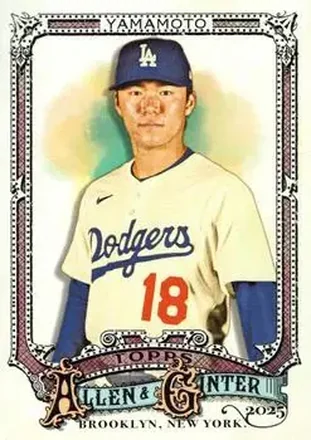 2025 Topps Allen & Ginter #138 Yoshinobu Yamamoto