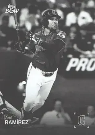2025 Topps Black & White #103 José Ramírez