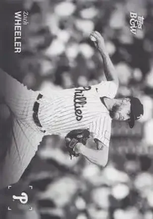 2025 Topps Black & White #105 Zack Wheeler