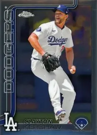 2025 Topps Chrome #88 Clayton Kershaw