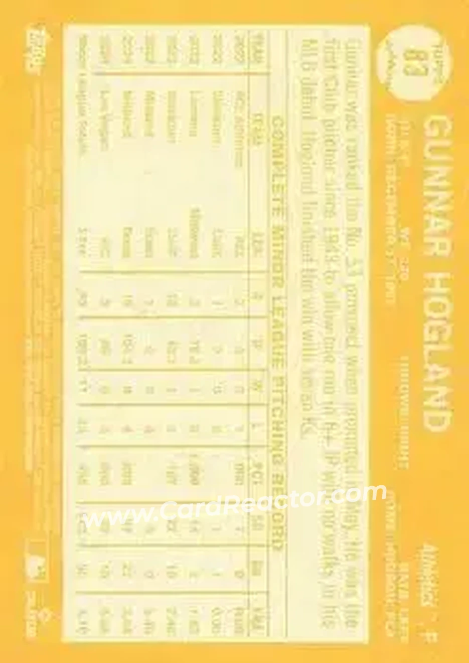 Back of Gunnar Hoglund