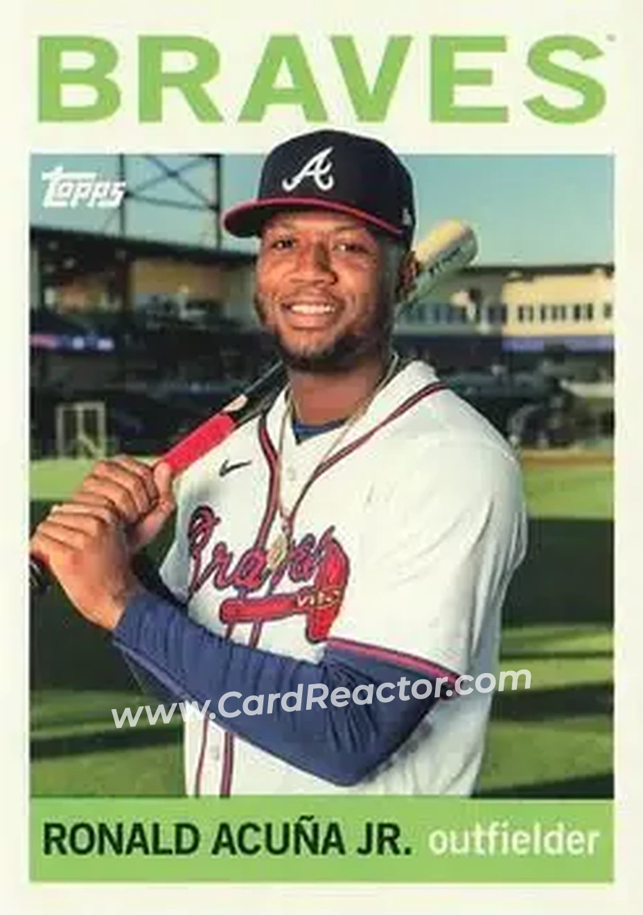 Front of Ronald Acuña Jr.