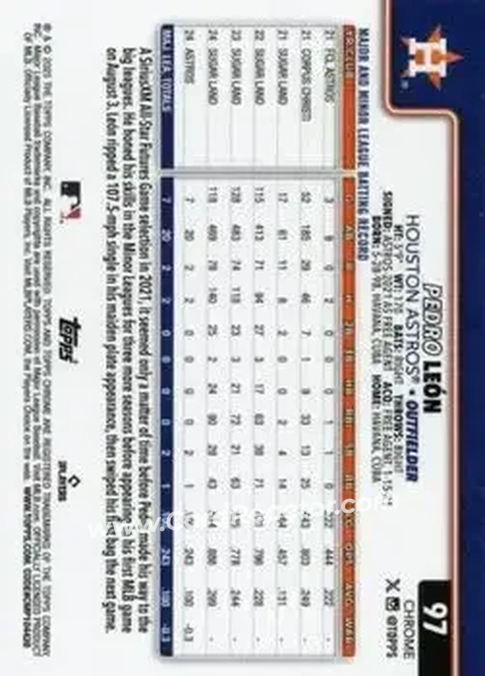 Back of Pedro León
