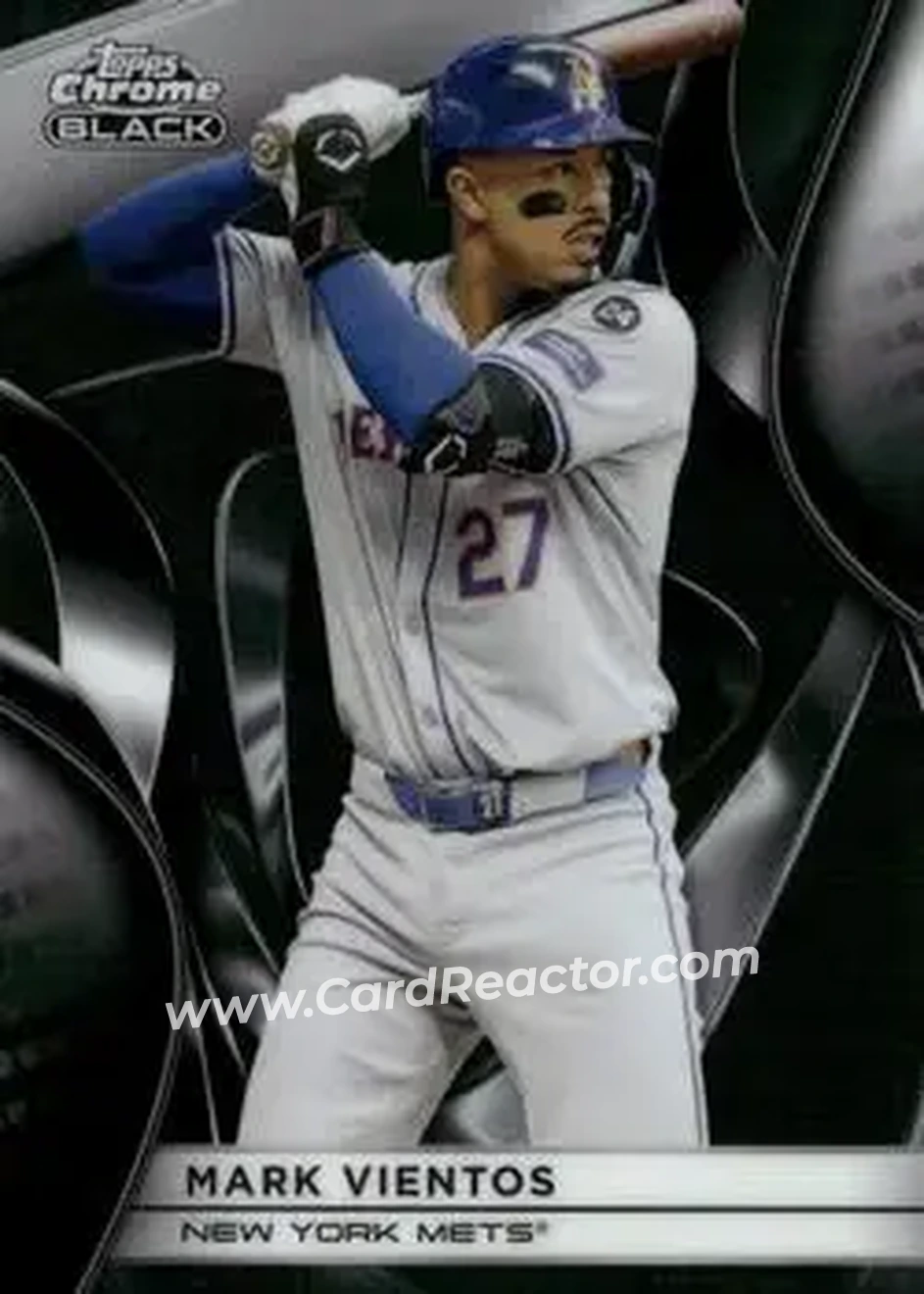 2025 Topps Chrome Black #101 Mark Vientos