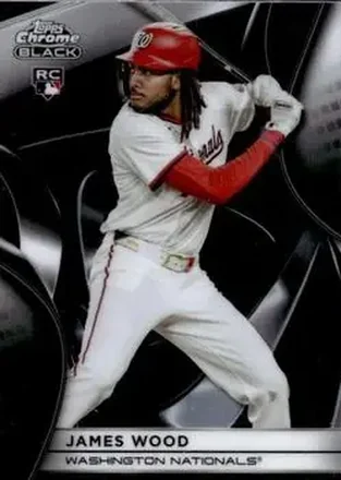 2025 Topps Chrome Black #104 James Wood
