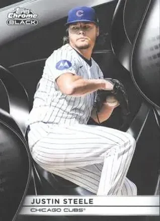 2025 Topps Chrome Black #105 Justin Steele