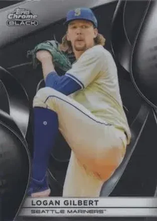 2025 Topps Chrome Black #106 Logan Gilbert