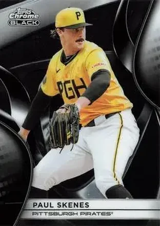 2025 Topps Chrome Black #109 Paul Skenes