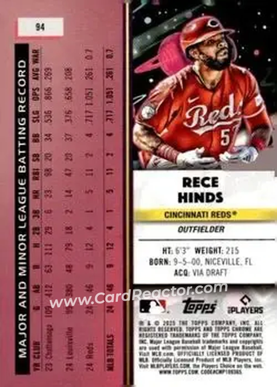 Back of Rece Hinds