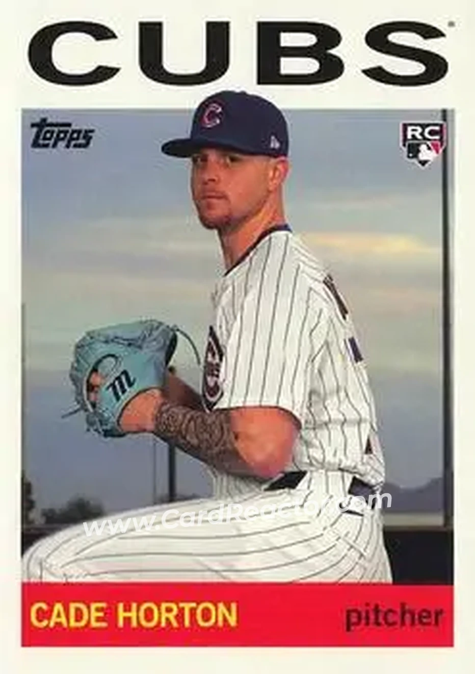 Front of Cade Horton