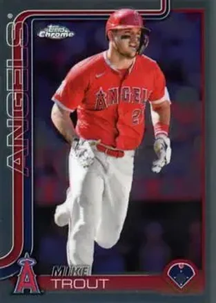2025 Topps Chrome #100 Mike Trout