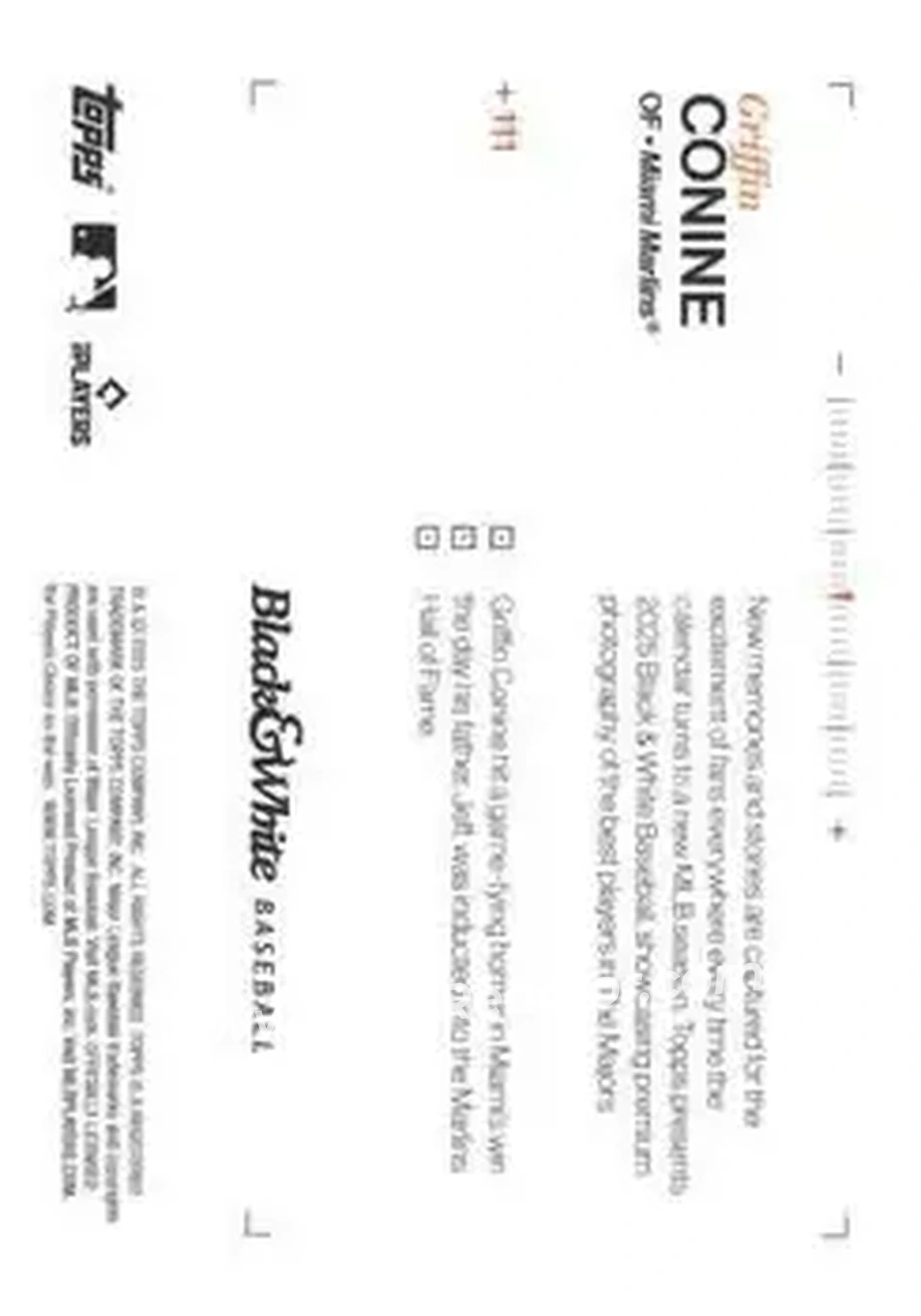 Back of Griffin Conine