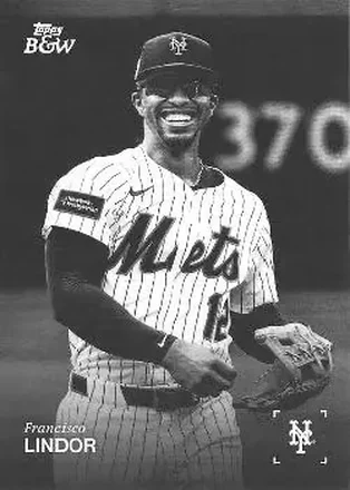 2025 Topps Black & White #113 Francisco Lindor