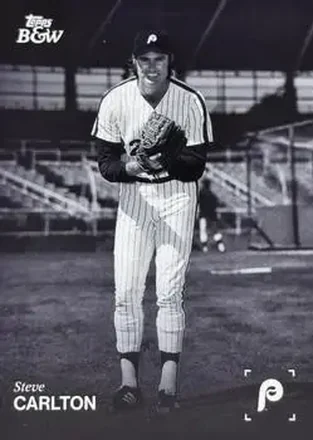 2025 Topps Black & White #118 Steve Carlton