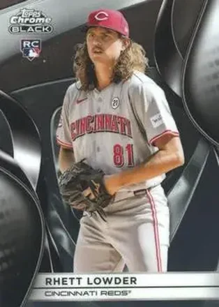 2025 Topps Chrome Black #111 Rhett Lowder