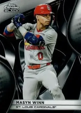 2025 Topps Chrome Black #115 Masyn Winn