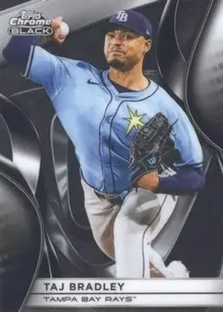 2025 Topps Chrome Black #116 Taj Bradley