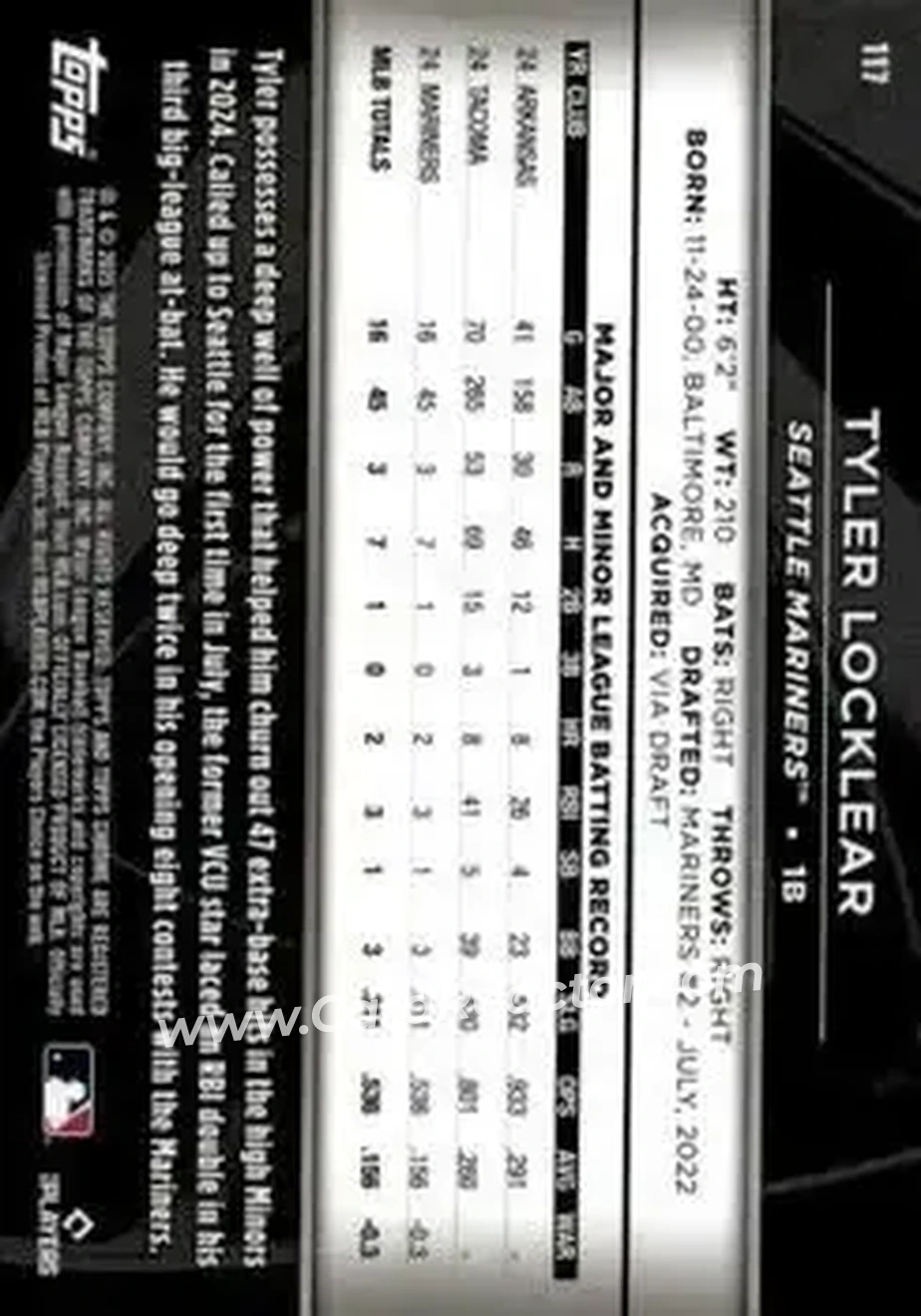 Back of Tyler Locklear