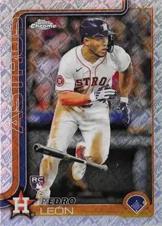 2025 Topps Chrome Logofractor Edition #97 Pedro León