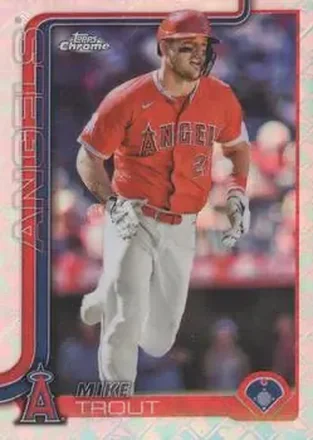 2025 Topps Chrome Logofractor Edition #100 Mike Trout